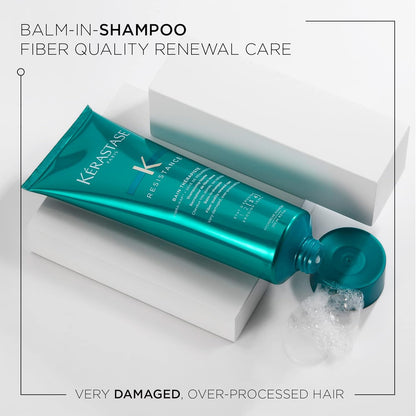 Kerastase Resistance Bain Therapist Balm-in -Shampoo Fiber Quality Renewal Care, 15 Ounce