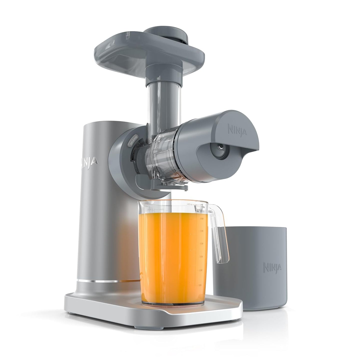 Ninja NeverClog Cold Press Juicer, Powerful Slow Juicer with Total Pulp Control, Countertop, Electric, 2 Pulp Functions, Dishwasher Safe, 2nd Generation, Blue/Navy, JC151NV