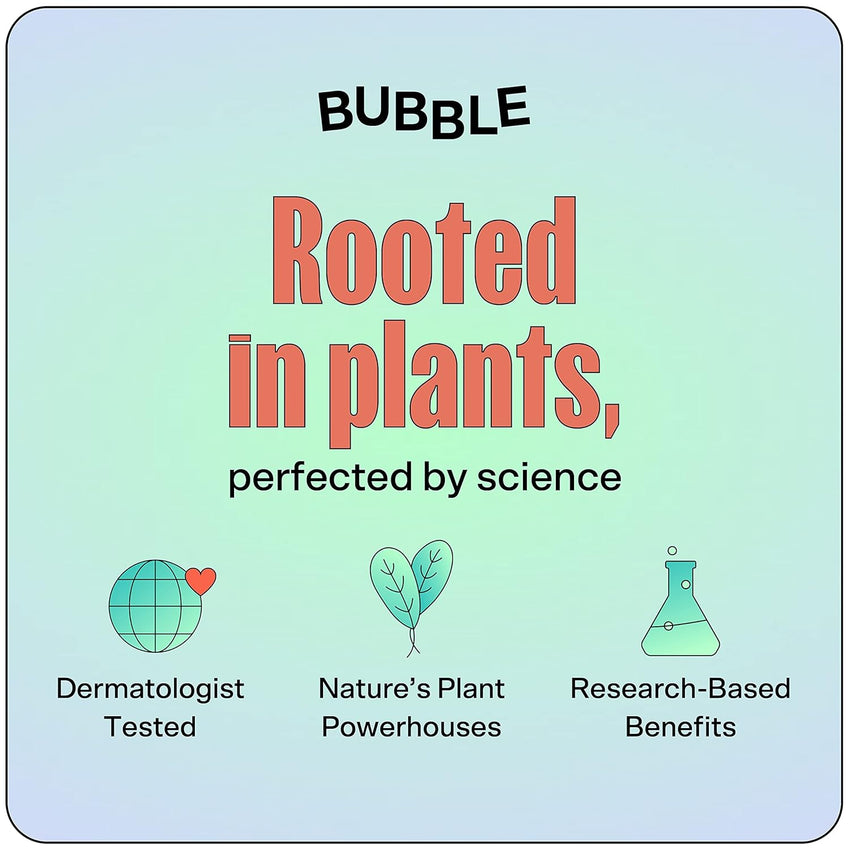 Bubble Skincare Slam Dunk Hydrating Face Lotion (50ml) + Fresh Start Gel Face Wash (125ml) + Bounce Back Hydrating Facial Mist Toner (55ml) - Balancing Skincare Routine