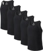 DAVID ARCHY Men's Tank Top Bamboo Rayon Undershirts Tank Shirt Moisture-Wicking A-Shirt for Men, 3 or 5 Pack