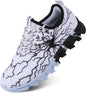 YTRXM Little/Big Boys Running Sneakers Lightweight Slip on Tennis Shoes