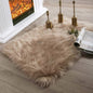 Ashler Faux Fur Rug, Dark Blue Area Rugs, Fluffy Sheepskin Fur Rug, Fuzzy Ultra Soft 2 x 6 Ft Rugs, Machine Washable Shag Rug, Nursery Throw Rugs for Bed, Living, Kids Room
