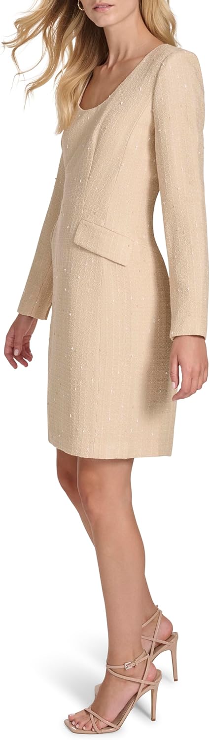 Calvin Klein Women's Work Tweed Sheath Dress
