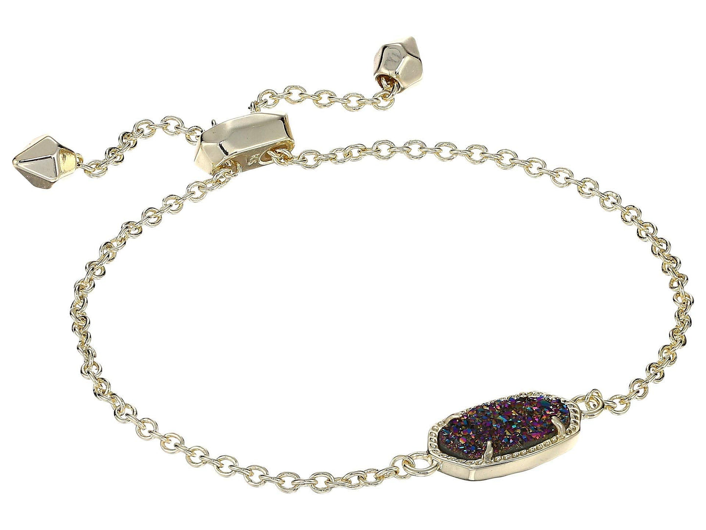 Kendra Scott Elaina Adjustable Chain Bracelet for Women, Fashion Jewelry, Gold-Plated