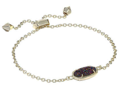 Kendra Scott Elaina Adjustable Chain Bracelet for Women, Fashion Jewelry, Gold-Plated