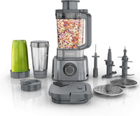 Ninja SS151 TWISTi Blender DUO, High-Speed 1600 WP Smoothie Maker & Nutrient Extractor* 5 Functions Smoothie, Spreads & More, smartTORQUE, 34-oz. Pitcher & (2) To-Go Cups, Gray