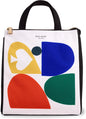 Kate Spade New York, Portable Soft Cooler Lunch Bag with Silver Insulated Interior Lining and Storage Pocket, Joy Dot