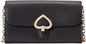 Kate Spade Robyn Small Flap Leather Crossbody Wallet in Black
