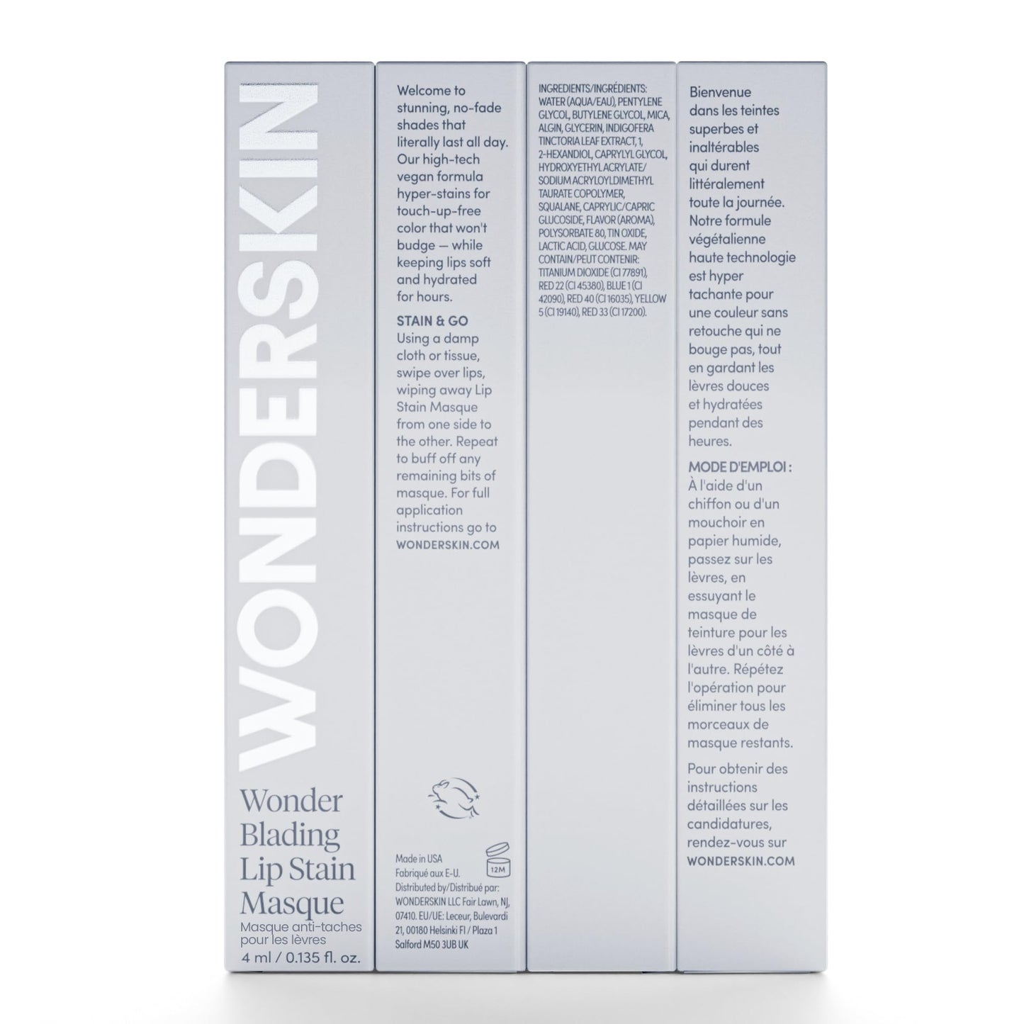 Wonderskin Wonder Blading All Day Lip Stain Peel Off Masque - Long Lasting, Waterproof and Transfer Proof Pink Lip Tint, Matte Finish Peel Off Makeup (Beautiful Masque)