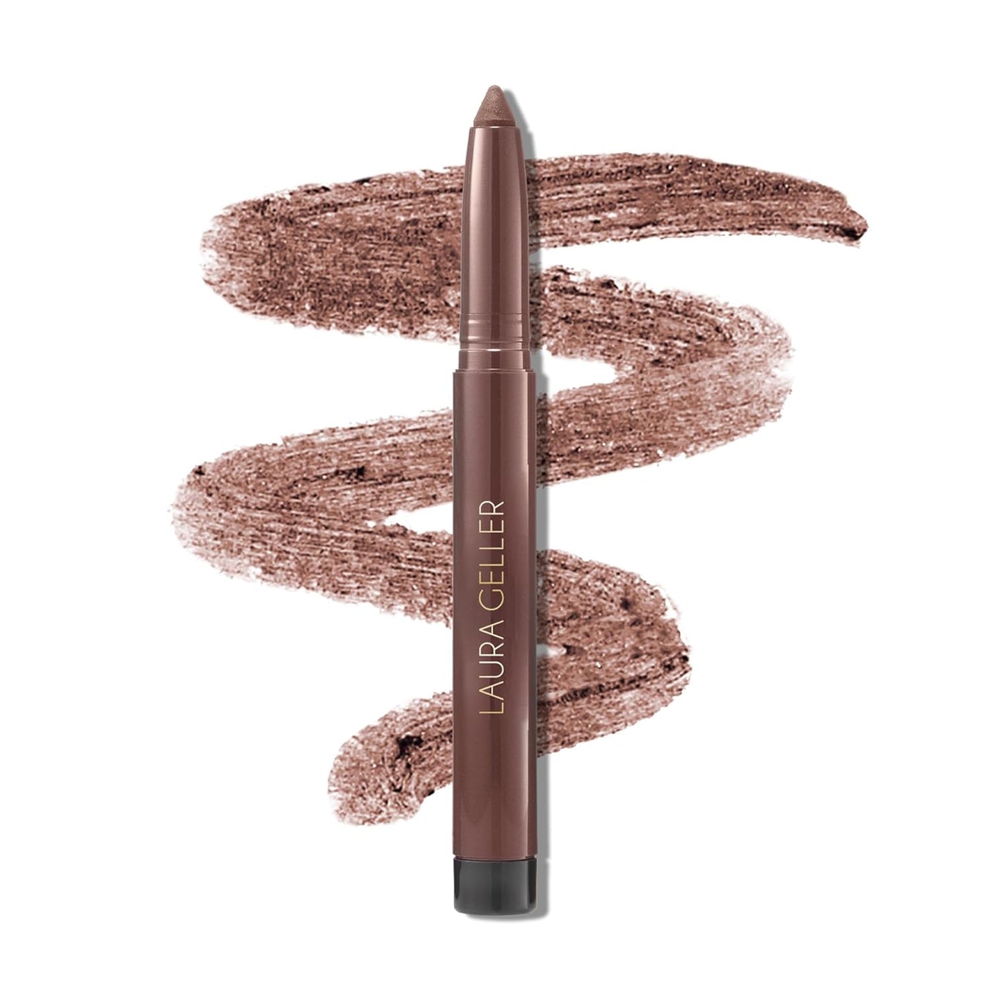 LAURA GELLER NEW YORK Kajal Longwear Kohl Eyeliner Pencil with Caffeine, Smooth & Blendable Makeup, Dark Brown