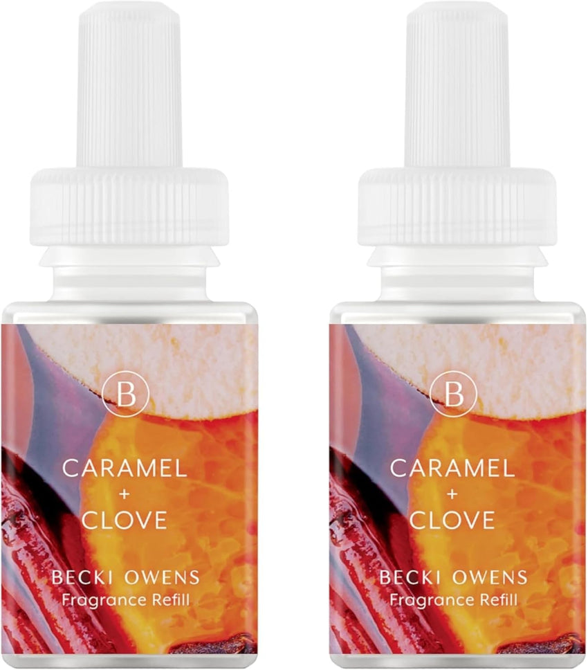 Pura & Becki Owens Home Scent Refill - Smart Home Air Diffuser - Up to 120-Hours of Luxury Fragrance per Refill - Spring & Summer Fragrance - 2 Pack, Coconut Calm