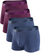 DAVID ARCHY Men's Underwear Ultra Soft Modal Support Pouch Trunks Moisture Wicking Boxer Briefs for Men Multipack