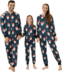 Adisputent Christmas Pajamas for Family Matching Cute Long Sleeve Couples Soft Sleepwear One Piece Funny Christmas Pjs Sets
