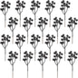 Fangoo 20 Pack 7 Inch Artificial Red Berry Picks for Christmas Tree Burgundy Red Berries Stems Holly Berry Branches Ornaments Wreath Crafts Wedding Holiday Season Winter Home Decor