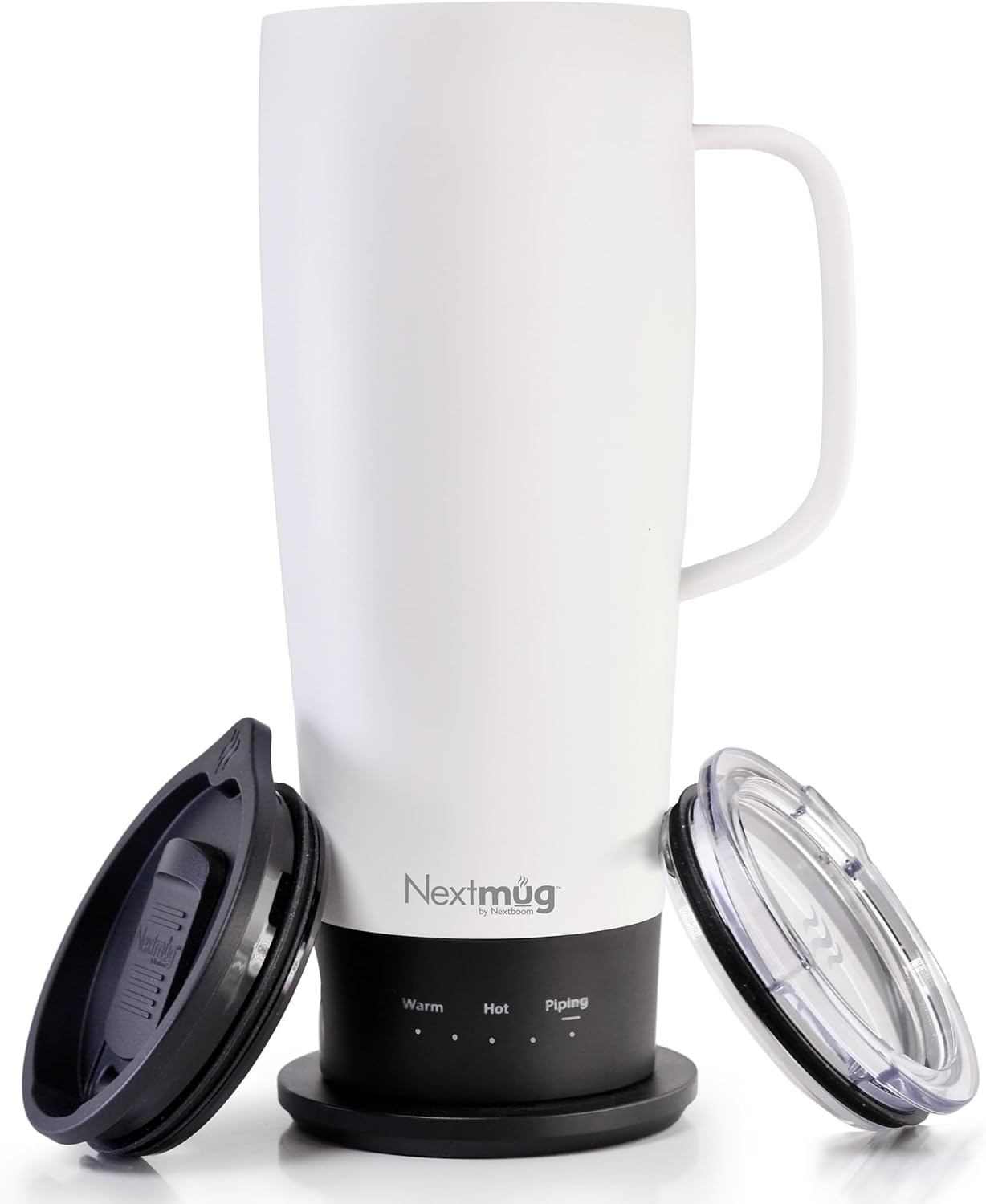 Nextmug Ultra - Temperature-Controlled, Self-Heating Travel Mug (Burgundy - 24 oz.)