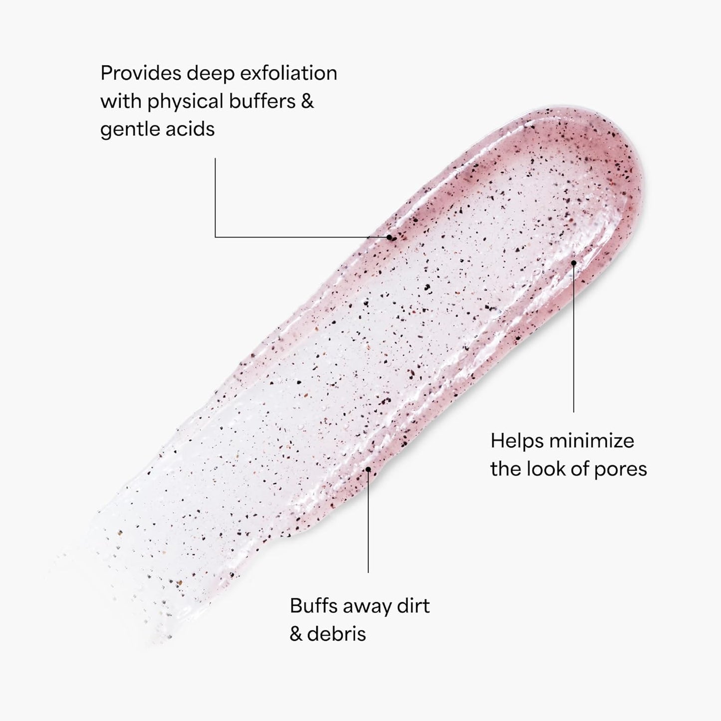 TULA Skin Care So Poreless Exfoliating Blackhead Scrub - Powerful and Gentle Exfoliation, Refreshing and Smoothing, Contains Probiotic Extracts, Volcanic Sand, Pink Salt, and Witch Hazel, 2.89 oz.