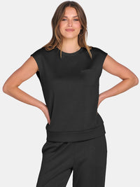 ANRABESS Two Piece Sets for Women Summer Sleeveless Sweatsuits Wide Leg Casual Lounge Set Matching Vacation Travel Outfits