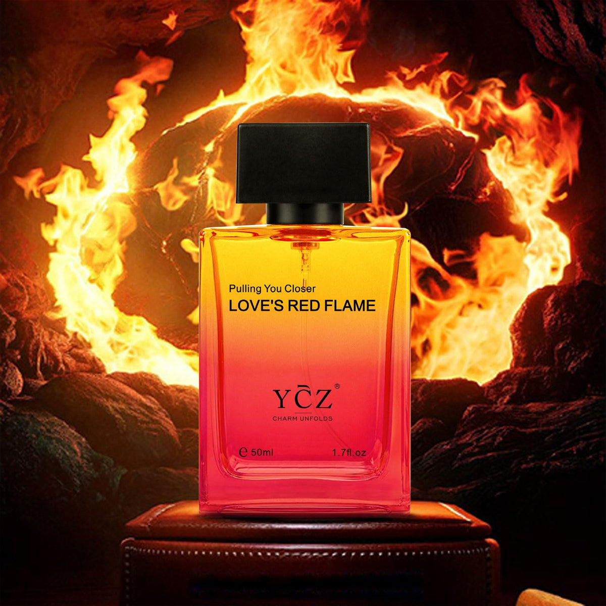 Ycz Midnight Marine Eau de Parfum for Men, 1.7 Fl Oz (50 mL), Long-Lasting Cologne, Fresh Marine & Woody Fragrance with Grapefruit, Ginger and Cedar Notes for Daily Wear, Date Night and Gifts