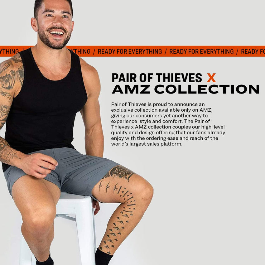 Pair of Thieves Men's Tank Top Undershirts 3 Pack - Slim Fit, Soft & Breathable Tank A Shirt - Comfortable Men's Undershirts