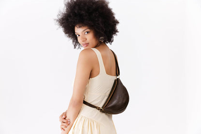Portland Leather Goods Koala Sling Bag – Leather Sling with Adjustable Strap – Handmade from the Finest Full-Grain Hides