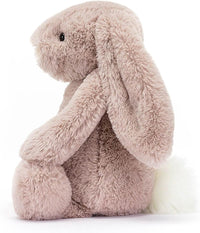 Jellycat Bashful Luxe Rosa Bunny Stuffed Animal, Medium 12 inches - Rabbit & Bunny Plush Toy - Classic Children's Gift