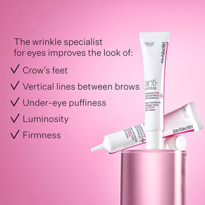 StriVectin Anti Wrinkle Trio Kit for Face and Eyes, 3 piece kit with SD Plus Moisturizer, Peptide Plump Line Face Serum, and Intensive Eye Concentrate Wrinkle Cream