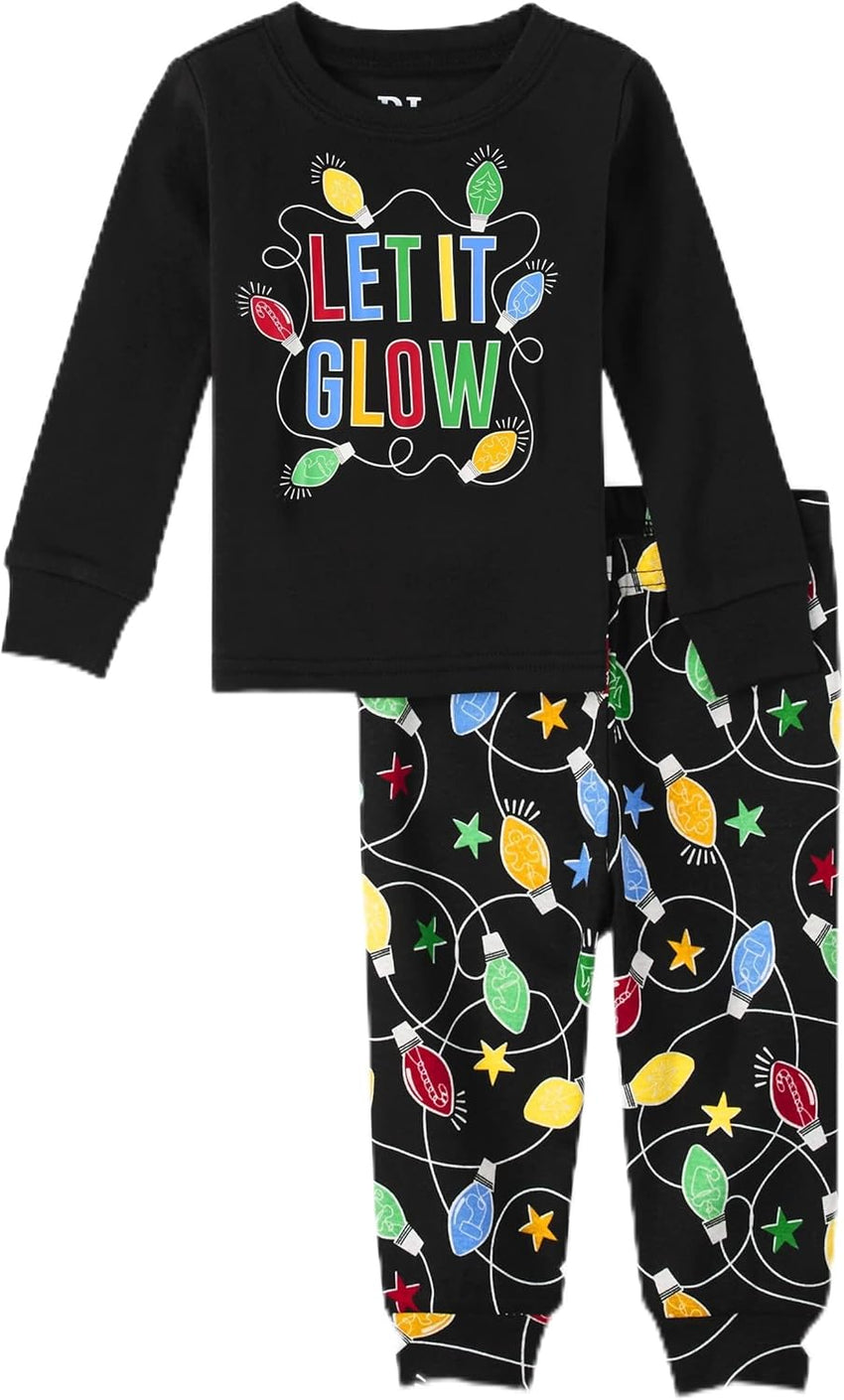 The Children's Place Family Matching, Christmas and Holiday Pajama Sets, Cotton