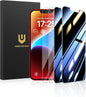 UNBREAKcable 4PCS Screen Protector for iPhone 15-2 Privacy Tempered Glass+2 Clear Glass Double Shatterproof [Easy Installation Frame] [9H Hardness] [Case Friendly] Anti-Scratch for iPhone 6.1 inch
