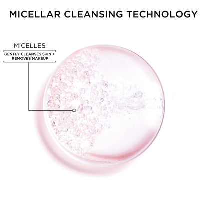 Garnier Micellar Water, Hydrating Facial Cleanser & Makeup Remover, Suitable for Sensitive Skin, Vegan, Cruelty Free, 13.5 Fl Oz (400mL), 1 Count