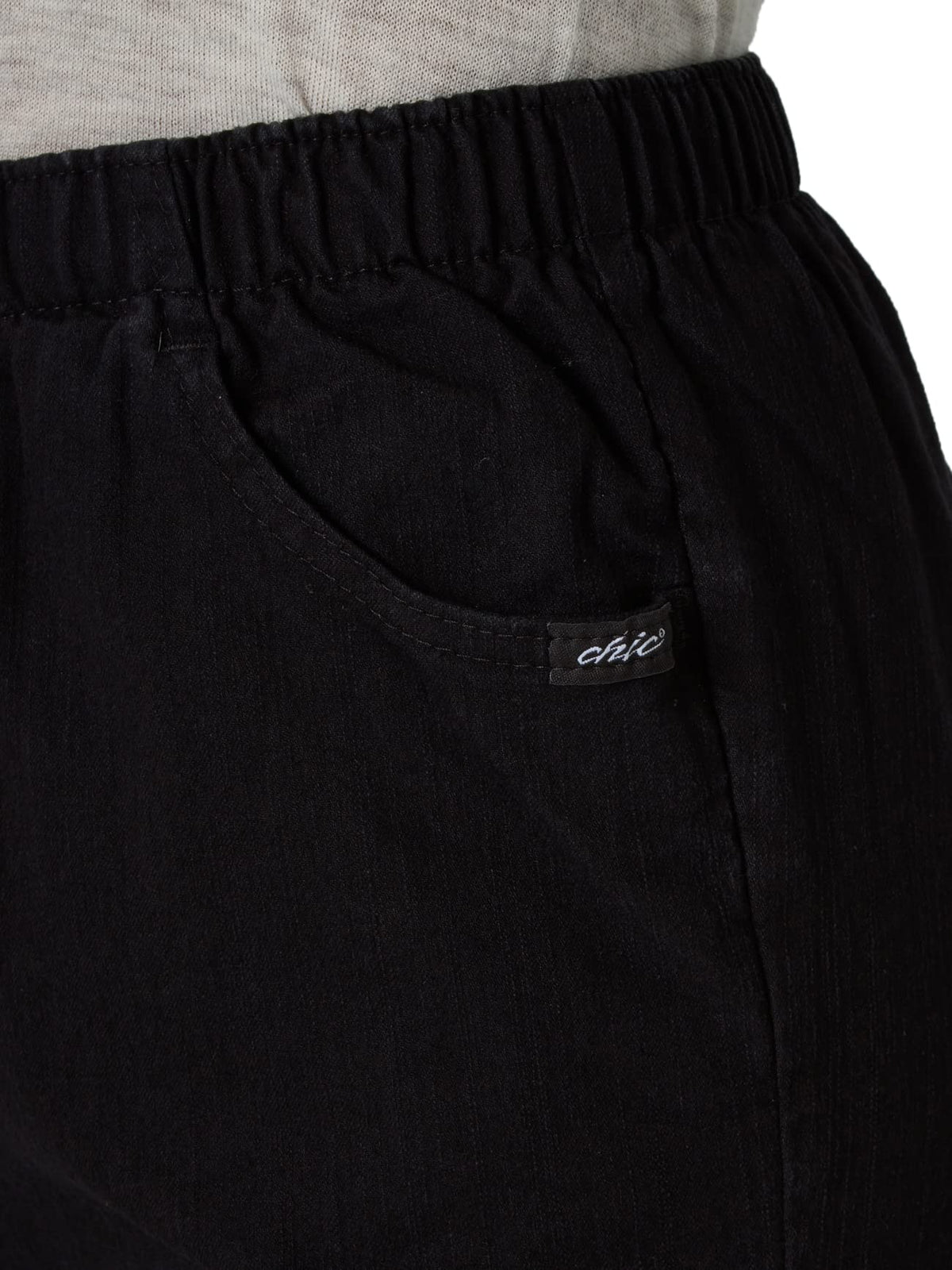 Chic Classic Collection Women's Stretch Elastic Waist Pull-On Legging Pant Mid Shade Denim 16