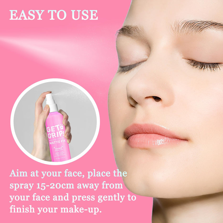 LZYLLS 2PCS Dewy and Matte Setting Spray,Long-lasting Makeup Setting Spray for 12 HR Wear,Hydrating Oil Control Face Makeup Mist Set,Waterproofing Facial Mist for Natural Finish, 2.03 Fl Oz
