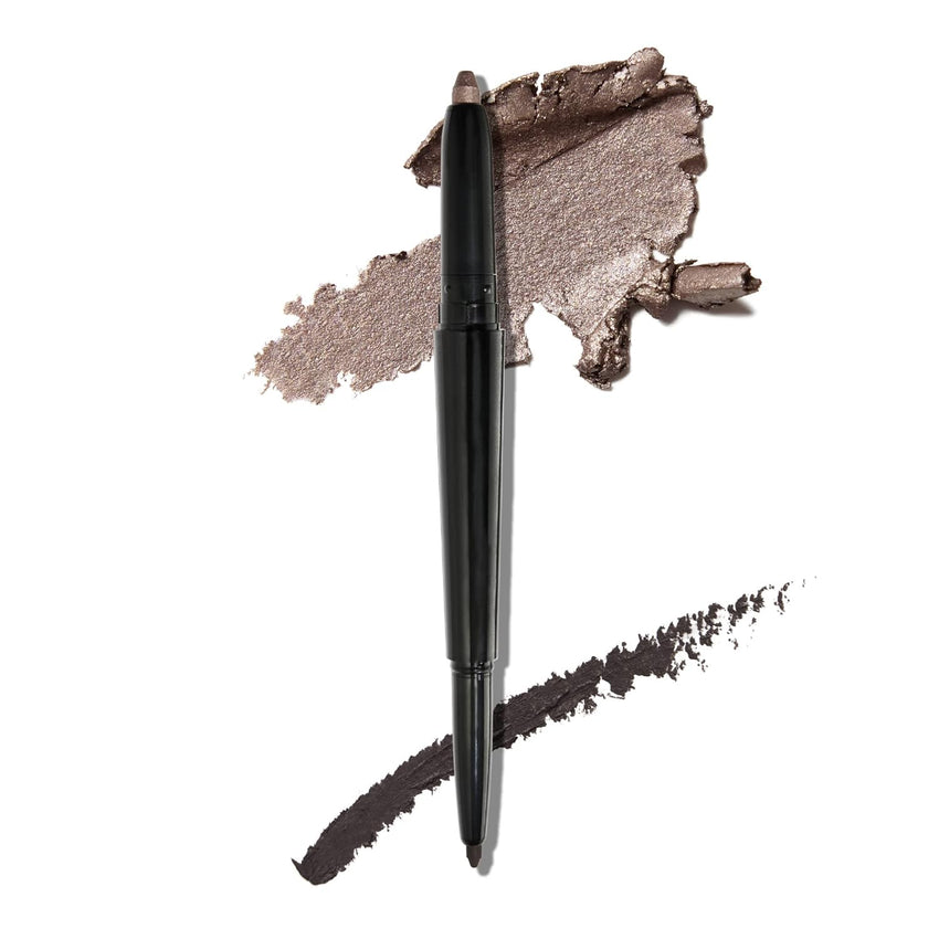 LAURA GELLER NEW YORK Swipe-n-Line Dual-Ended Eyeshadow + Eyeliner - Classic (Onyx/Champagne) - Cream Eyeshadow & Smooth Glide Eyeliner - Waterproof & Crease-free Color