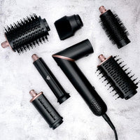 SRILabs StyleWrap Pro 7-in-1 Coanda Air Hair Multi Styler Dryer Brush with Negative Ions, Lighter and Foldable Design, Quiet Brushless Motor, Aviation-Grade Aluminum, Memory Function