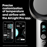 AirLight Pro Hair Dryer - Augmented with Infrared Light, Tested on All Hair Types, Fast Drying Without Damage