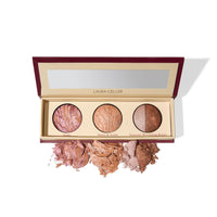 LAURA GELLER NEW YORK Geller's Greatest Lift-n-Glow Baked Trio Palette - Highlighter, Blush, Bronzer - All Skin Tones