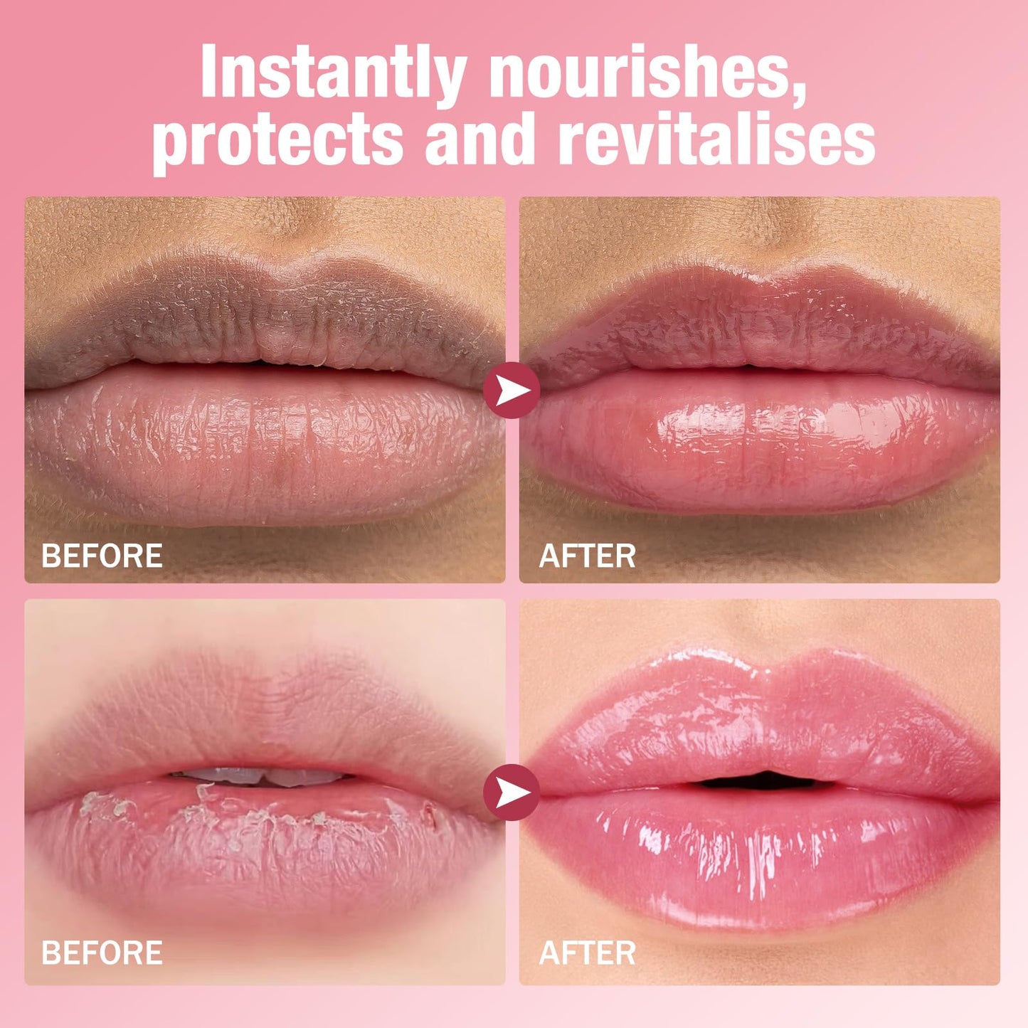 Jolilab Tinted LipBalm Color Change Silky Texture Fruit Flavoured for Lip Long Lasting Taste Waterproof Moisturizing Hydrating Lip Make-up for for Women and Girls