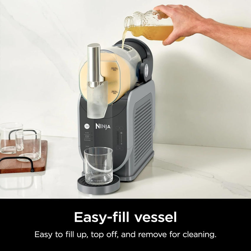 Ninja SLUSHi (Renewed) 72 oz Professional Frozen Drink Maker, 3 Preset Settings Slushie Machine