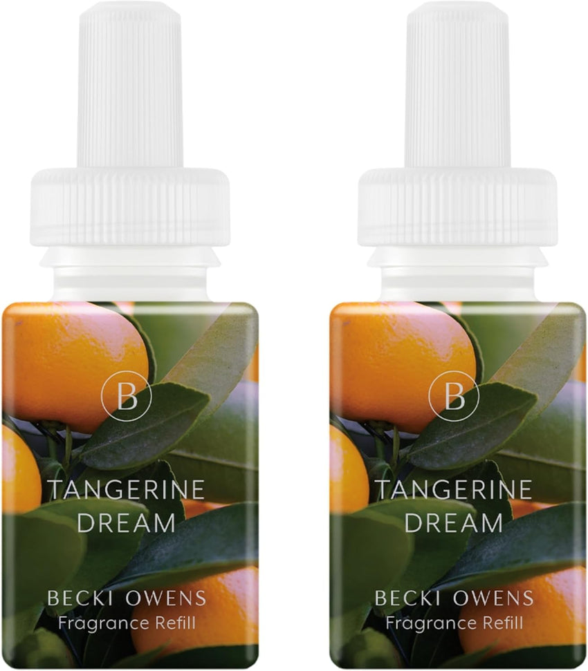 Pura & Becki Owens Home Scent Refill - Smart Home Air Diffuser - Up to 120-Hours of Luxury Fragrance per Refill - Spring & Summer Fragrance - 2 Pack, Coconut Calm