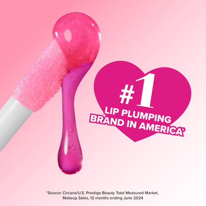 Too Faced Lip Injection Maximum Plump Extra Strength Lip Plumper Gloss | Hydrating + Plumping, 0.14 Fl Oz, Original