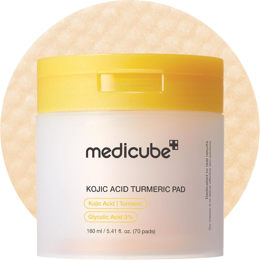 medicube Toner Pads Zero Pore Pad 2.0 | Dual-Textured Facial Pad for Exfoliation and Pore Care with 4.5% AHA Lactic Acid, 0.45% BHA Salicylic Acid | Ideal for All, Korean Skin Care, 70 Pads (1 Pack)