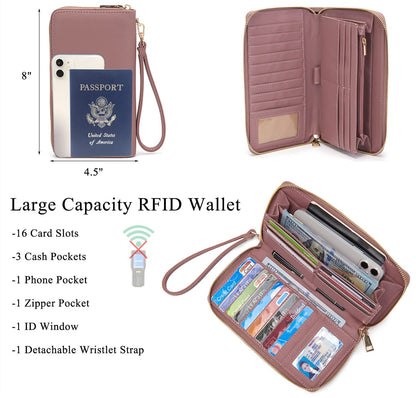 Large Crossbody Bags Ladies Shoulder Handbags Purse and Wallet Set for Women Totes Hobo Purses