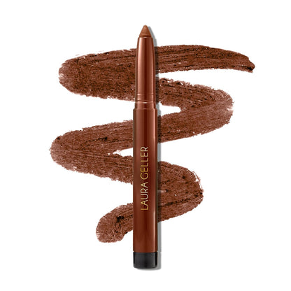 LAURA GELLER NEW YORK Kajal Longwear Kohl Eyeliner Pencil with Caffeine, Smooth & Blendable Makeup, Deep Black