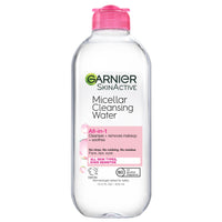 Garnier Micellar Water, Hydrating Facial Cleanser & Makeup Remover, Suitable for Sensitive Skin, Vegan, Cruelty Free, 13.5 Fl Oz (400mL), 1 Count