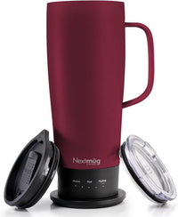 Nextmug Ultra - Temperature-Controlled, Self-Heating Travel Mug (Black - 24 oz.)