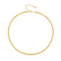 Aobei Pearl 18K Gold Plated Paperclip Chain Choker Satellite Chain Freshwater Cultured Biwa Pearl Pendant Necklace Dainty Turquoise Jewelry for Women