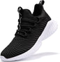 JMFCHI Boys Girls Kids' Sneakers Knitted Mesh Sports Shoes Breathable Lightweight Running Shoes for Kids Fashion Athletic Casual Shoes