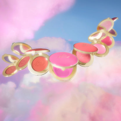 Too Faced Cloud Crush Blush | Buildable, Blendable, High Pigment Color, Vegan + Cruelty Free, 0.17 oz, Super Candy Clouds