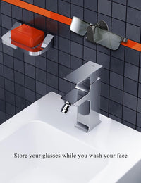 Eyeglass Holder Stand Glasses Wall mount sunglass storage organizer Compatible with Car Sunglass Holder (2Pack)