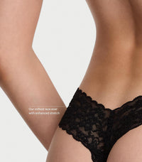 Victoria's Secret Women's Lace Thong Underwear, Panties for Women, Multi Pack (XS-XXL)