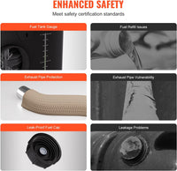 VEVOR 8KW Diesel Heater, 12V/24V All in One Diesel Air Heater, with Bluetooth APP Control, Remote Control and Display Screen, CO Alarm, Fast Heating Portable Diesel Heater for Vehicles and Garage